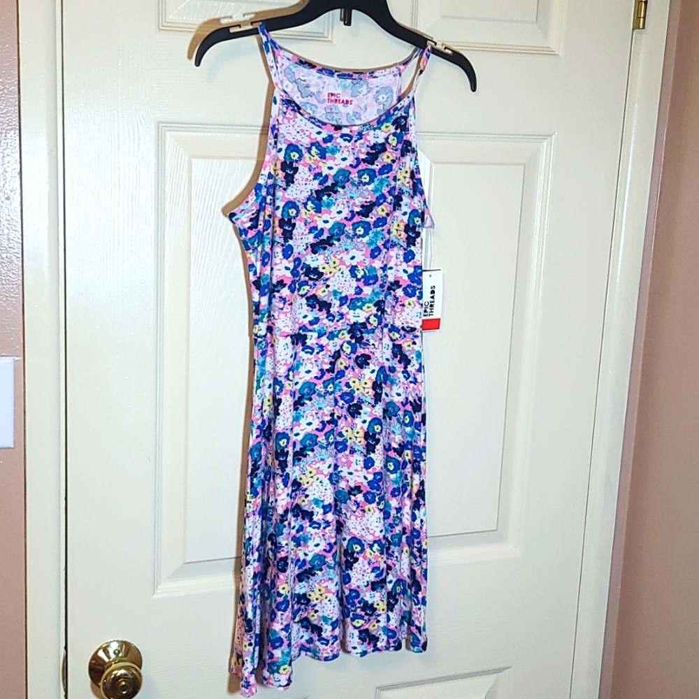 Epic Threads Girls floral dress NWT